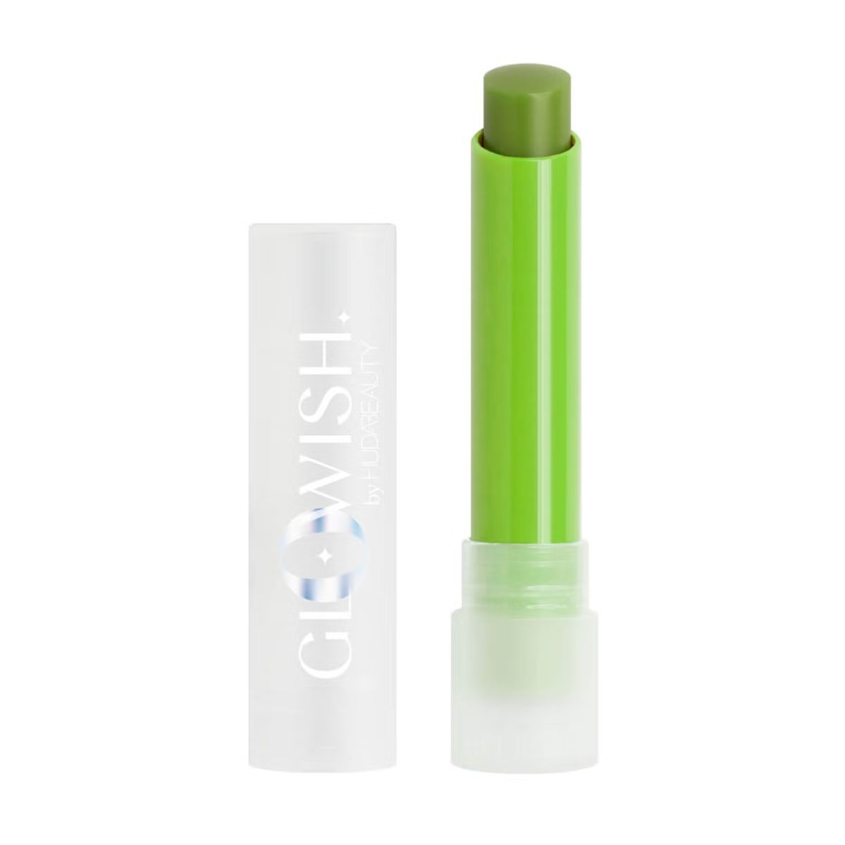 Huda Beauty Glowish Super Jelly Lip Balm in Matcha