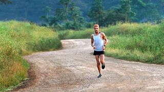 Man wearing Garmin Forerunner watch