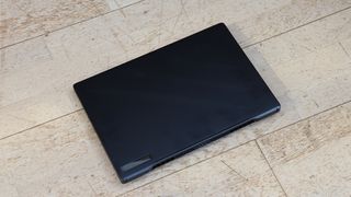 A photograph of the lid of the Asus ROG Zephyrus M16