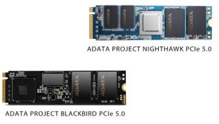Adata's prototype PCIe 5.0 M.2 SSDs