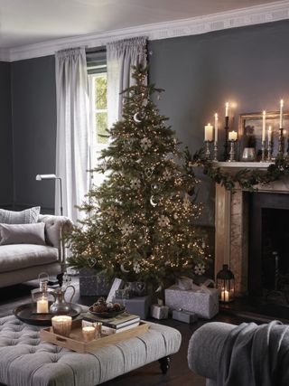 Silver Christmas tree by The White Company