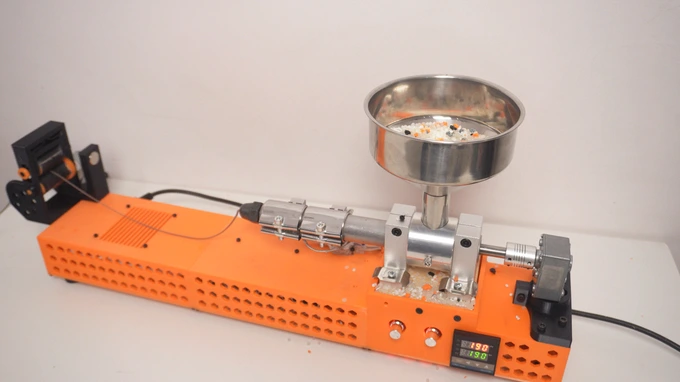 The ExtrudeX 3D Printable Filament Recycler &amp; Maker