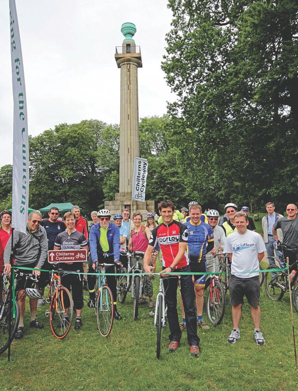 Mark Webber opens Chilterns Cycleway