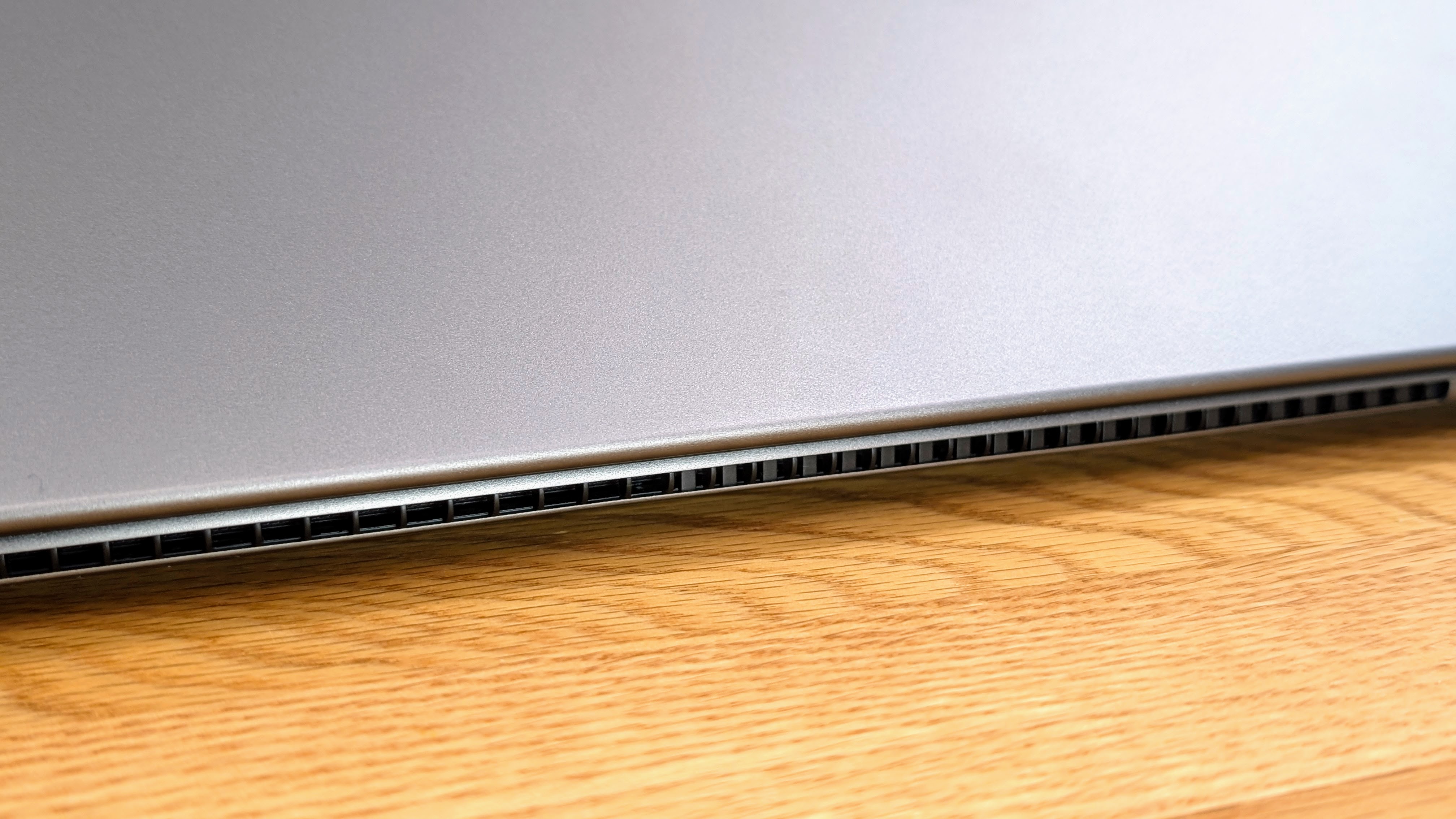 MSI Prestige 14 AI+ rear vents close up