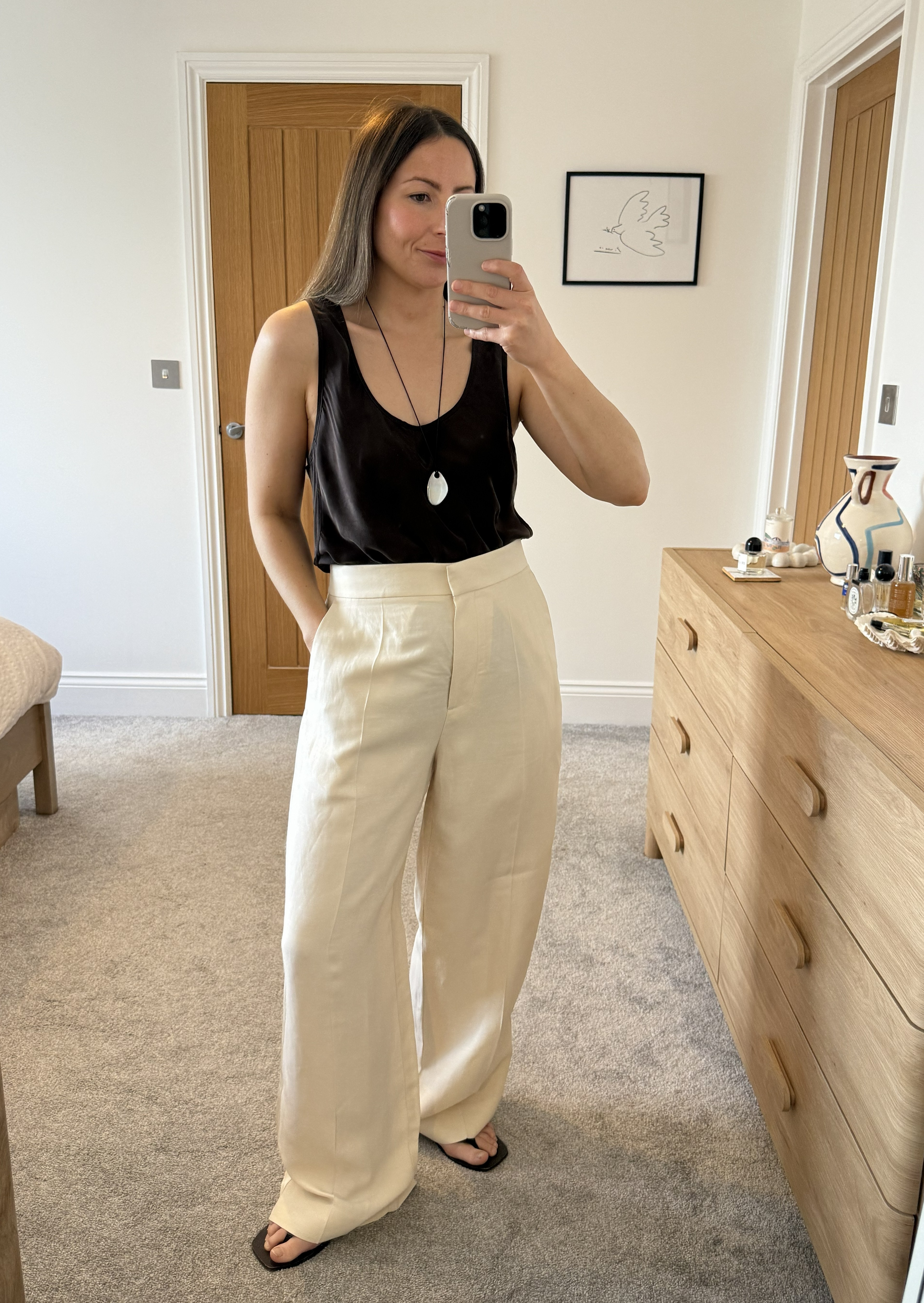 COS linen trousers