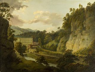 'Arkwright's Cotton Mills by Day' by Joseph Wright of Derby