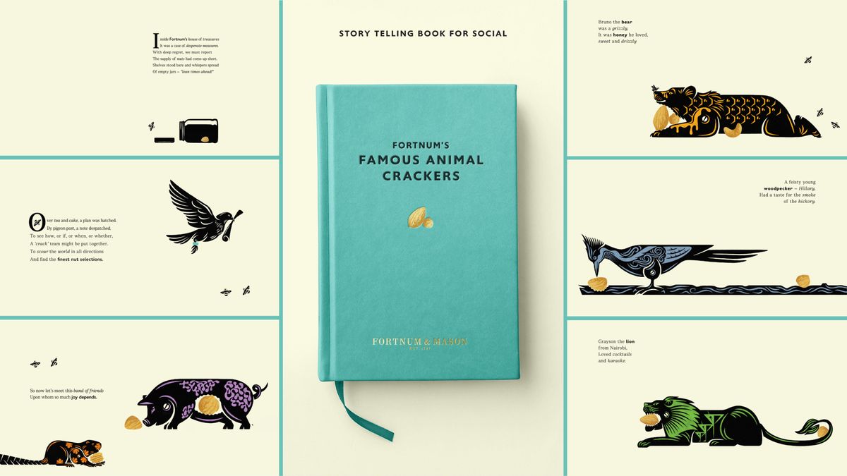Fortnum and Mason's nuts branding