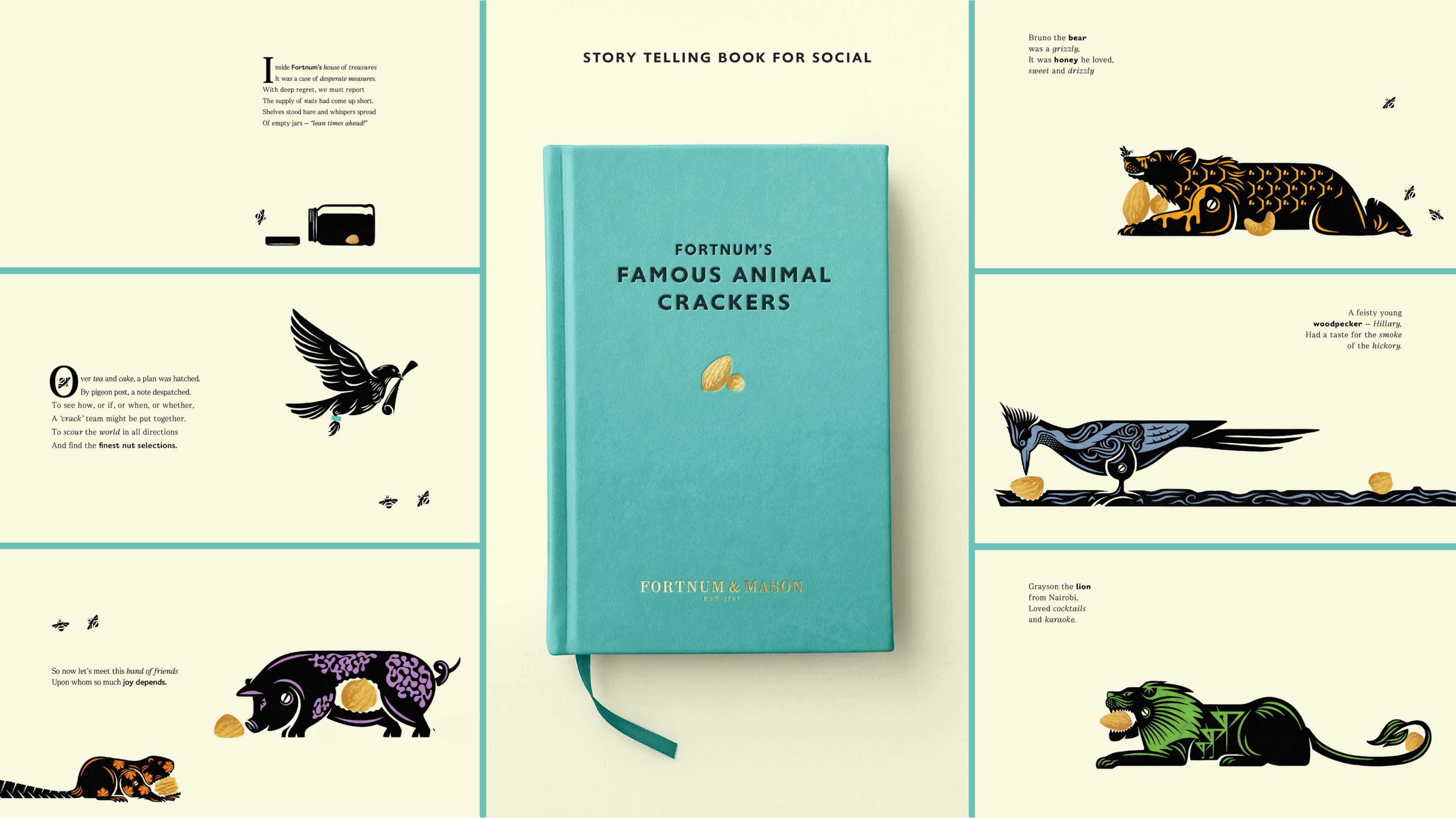 Fortnum and Mason's nuts branding