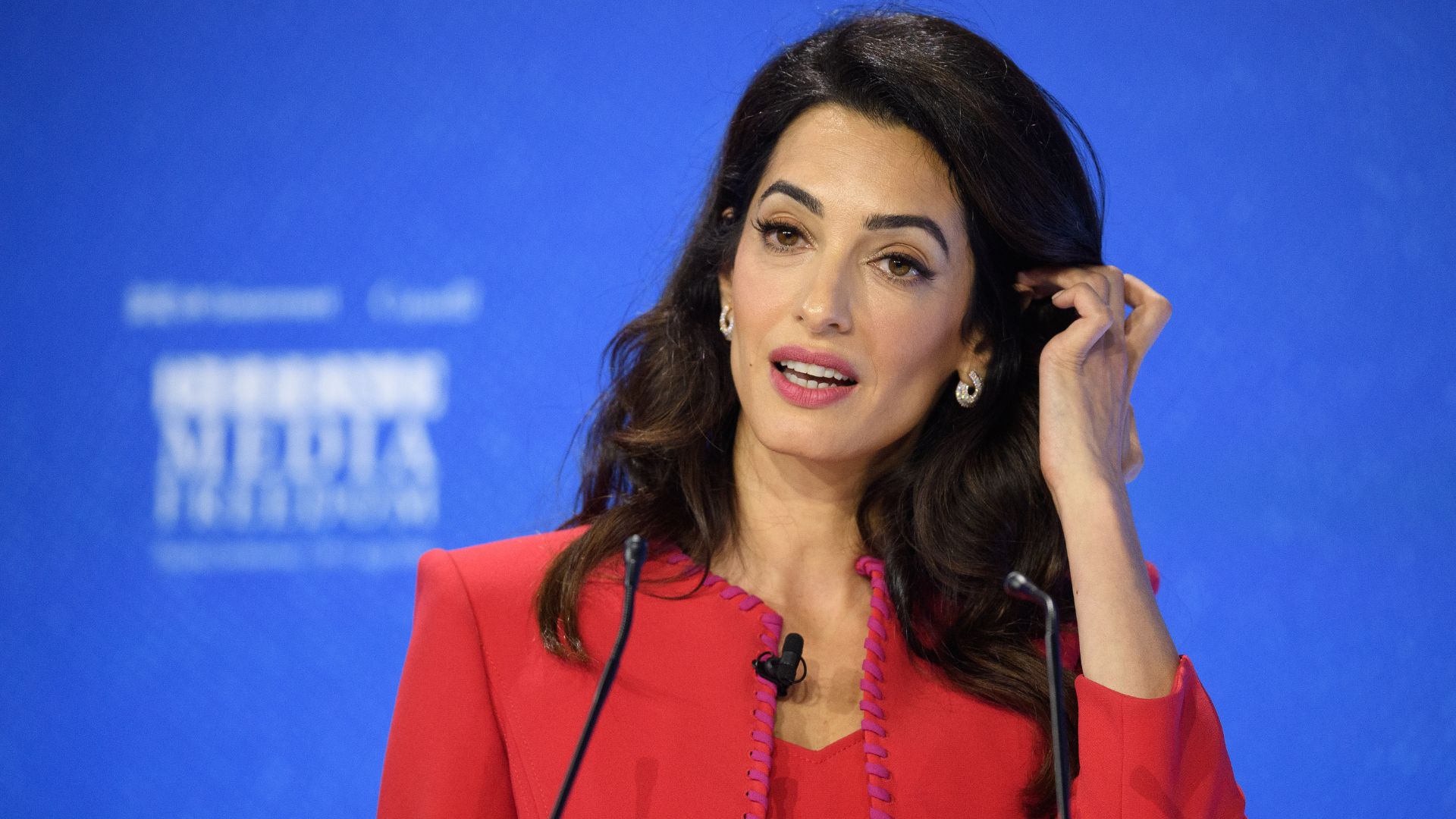 Amal Clooney at an event