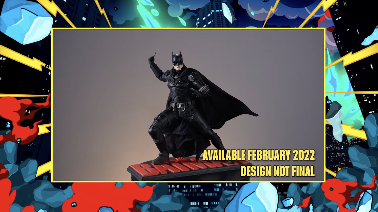 Batman collectible statues at DC Fandome