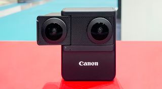 Canon 360° / 180° 3D VR Concept Camera, pictured at The Photography & Video Show 2024