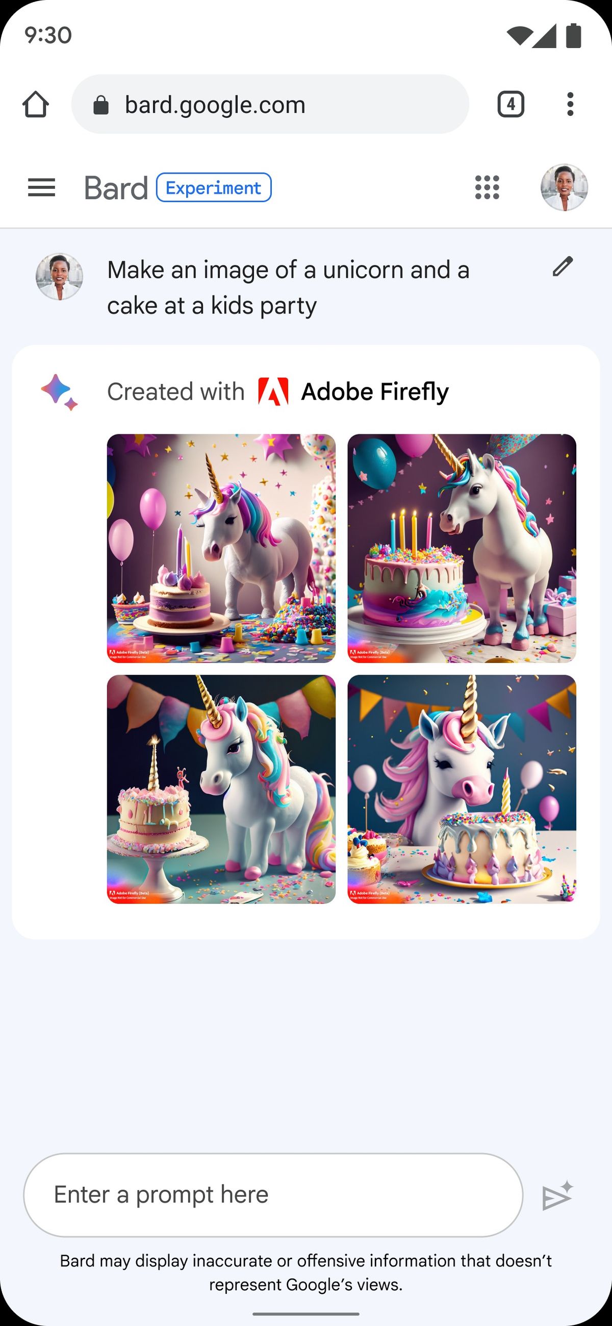 'Create a party unicorn!' Use Bard to make AI art thanks to new Adobe ...