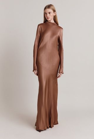 Rayna Satin Maxi Dress