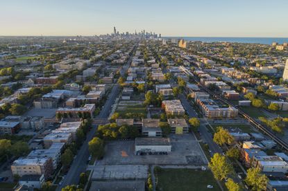 05_Creative Grounds by borderless studio, view of chicago from the air