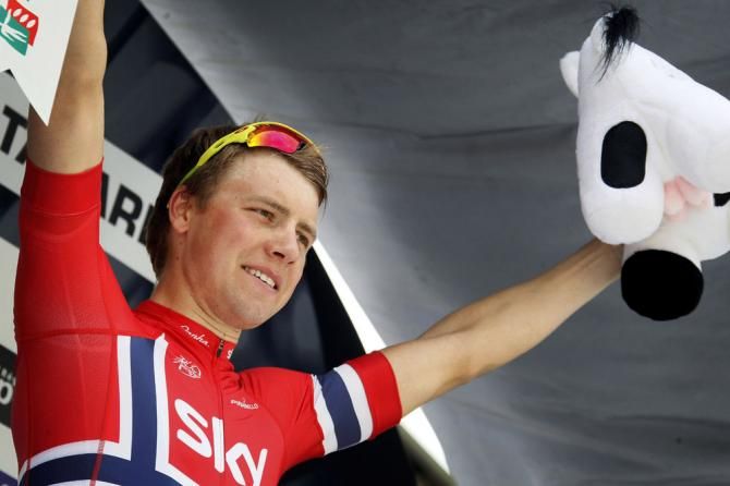 Dauphin&eacute; stage 3 winner Edvald Boasson Hagen (Sky)