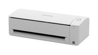 A photograph of the Fujitsu ScanSnap iX1300
