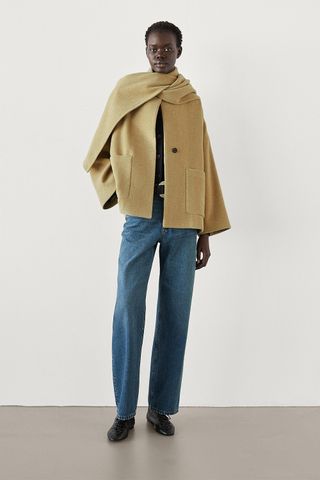 Massimo Dutti cape coat