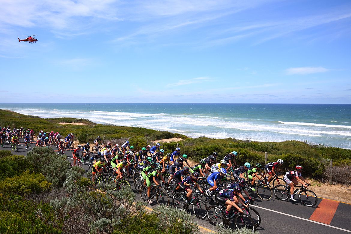 Picturesque along the Great Ocean Road for the race