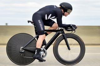 Linda Villumsen chose to ride a non-trade team bike