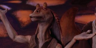 Jar Jar in the Phantom Menace