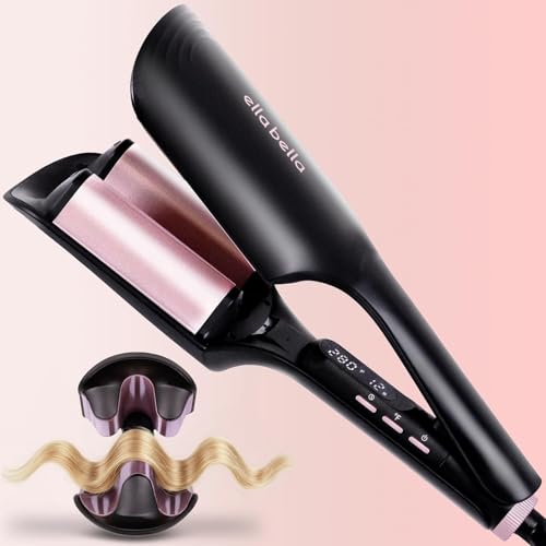 Ella Bella&amp;reg; Ultimate Waver Curling Iron, Crimper Hair Tool, Dual Voltage