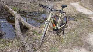 Marin Sausalito E1 e-bike in woodland
