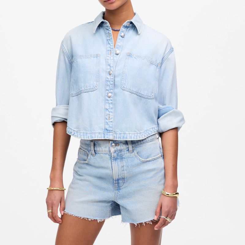 denim shorts