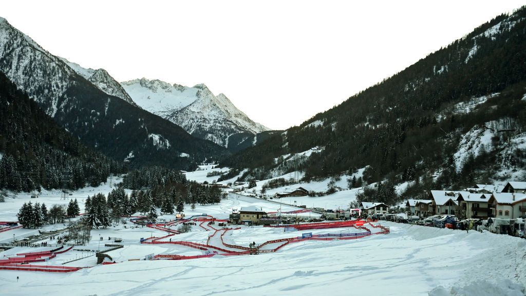 Illustration picture taken during the track reconaissance ahead of the Cyclocross World Cup race in Val di Sole Italy Saturday 11 December 2021 stage ten out of 16 in the World Cup of the 20212022 season BELGA PHOTO DAVID STOCKMAN Photo by DAVID STOCKMANBELGA MAGAFP via Getty Images