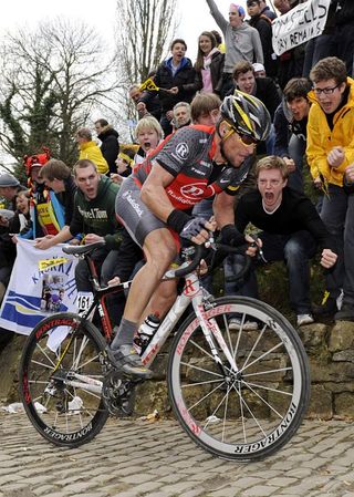 Lance Armstrong (RadioShack) returned to the Tour of Flanders for the first time in eight years.