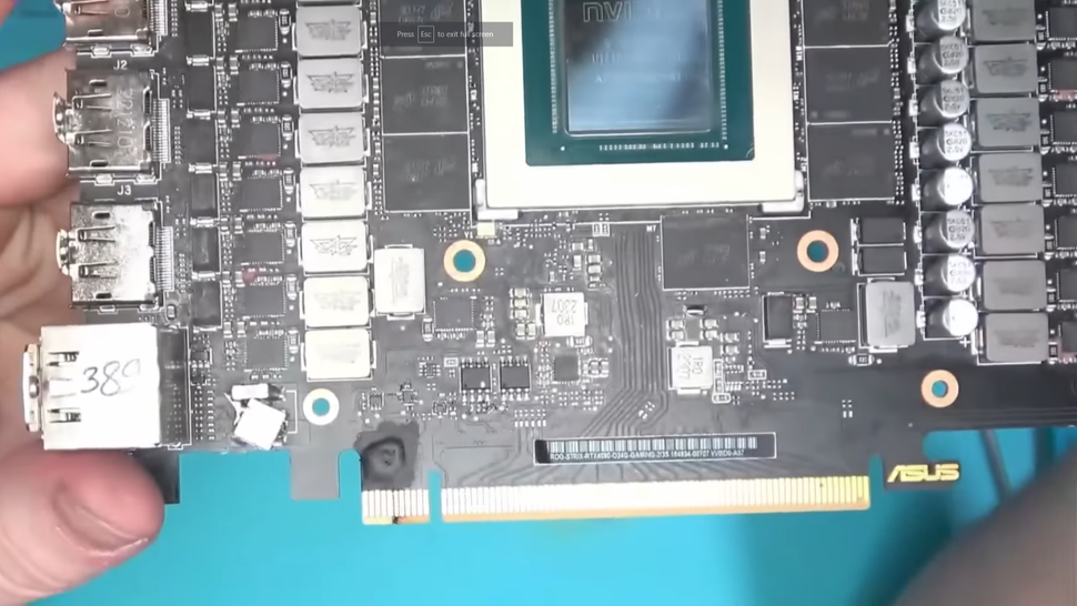 Nvidia Rtx40 Burn Burned RTX 4090 brought back from the dead — PCIe repair job resurrects ...