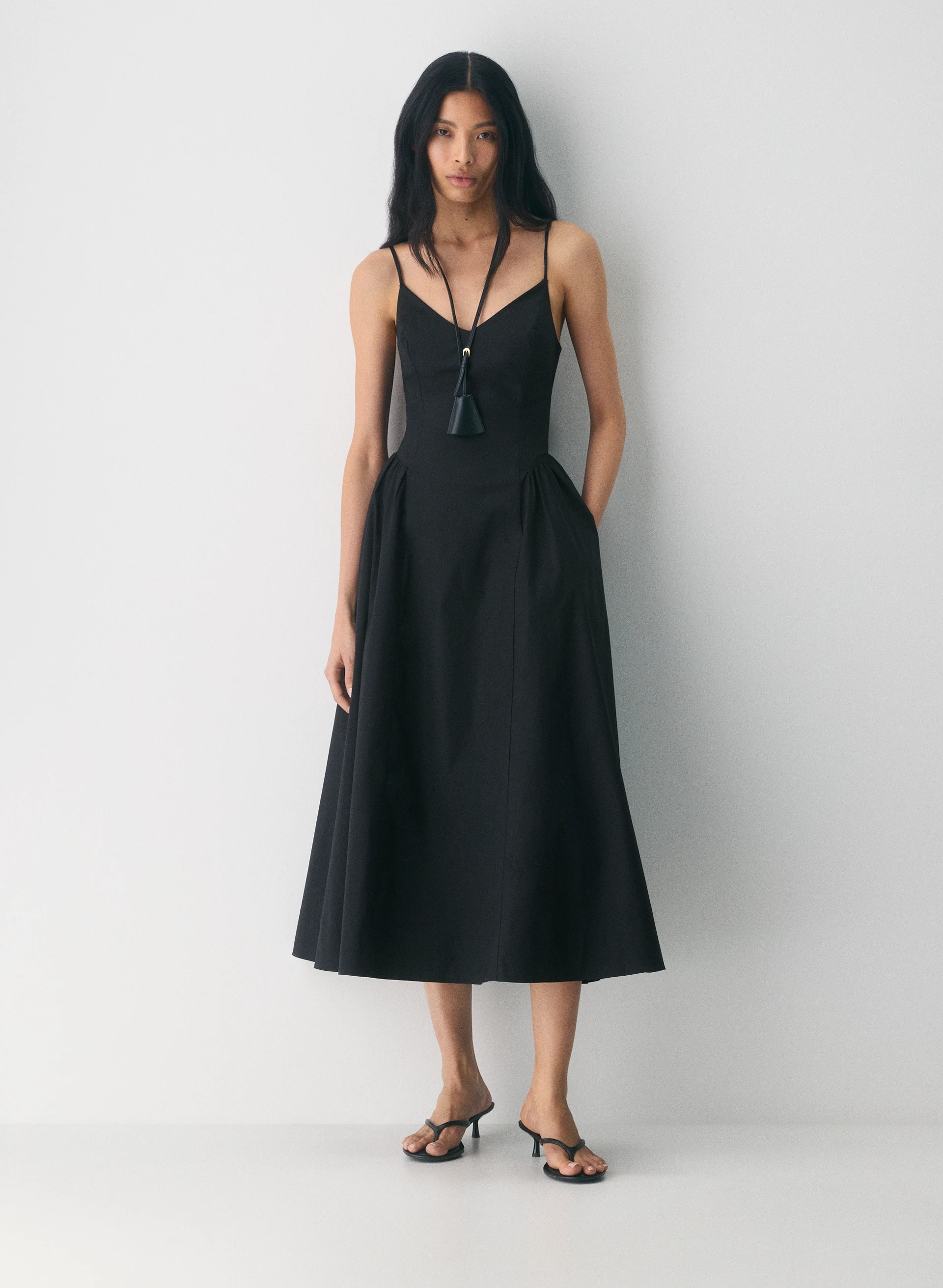 Technique Poplin Dress