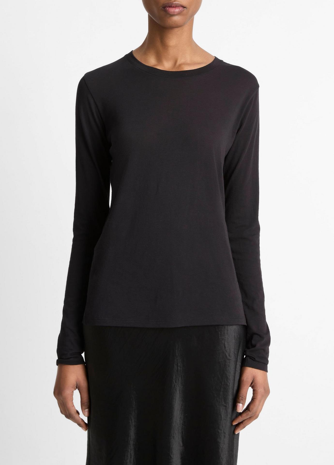 Essential Long Sleeve Crew Neck T-Shirt