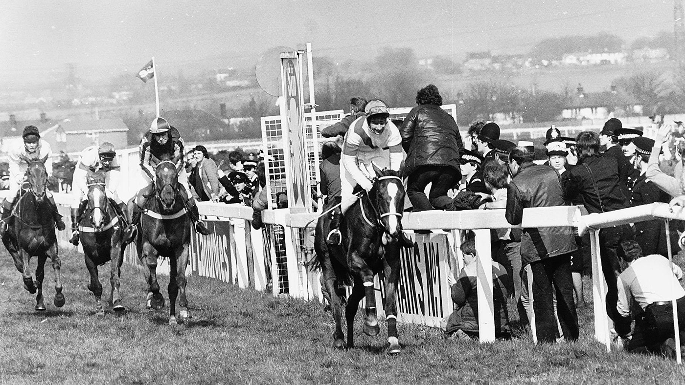 Bob Champion wins the 1981 Grand National with Aldaniti, the famous horse making a fairytale comeback