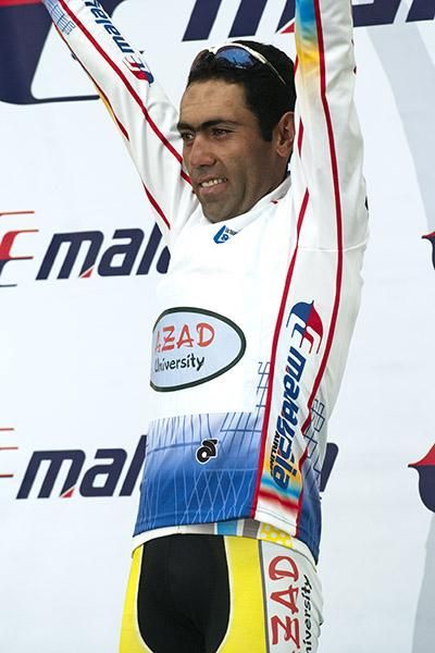 Iranian Rahim Emami (Azad University) remains the wearer of the best placed Asian rider's jersey.