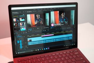 Adobe Premiere on Surface Laptop