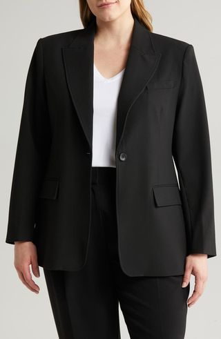 Novelty One-Button Blazer