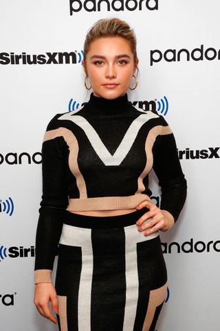 Florence Pugh at SiriusXM's Town Hall in 2019