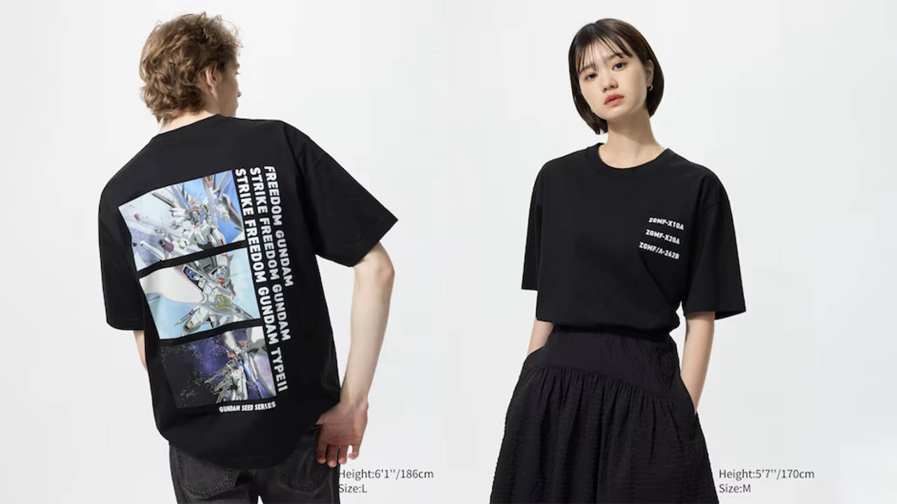 Uniqlo X Mobile Suit Gundam range celebrates 45 years of anime