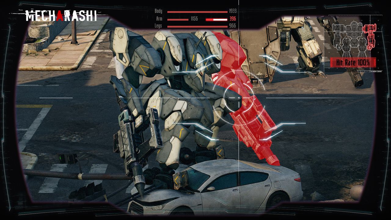 An image from mecha strategy RPG Mecharashi