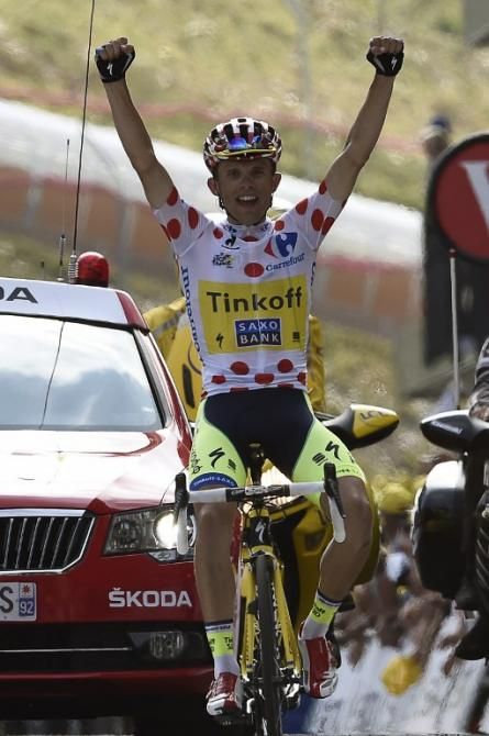 Rafal Majka (Tinkoff-Saxo) wins stage 17 of the Tour de France