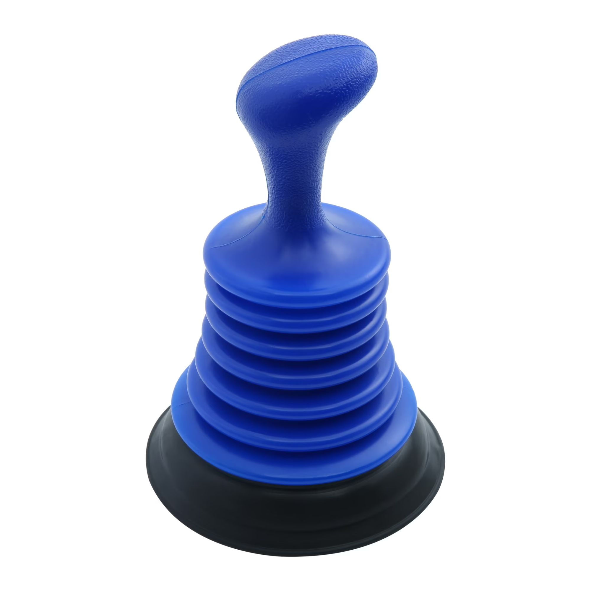 Black and blue sink plunger