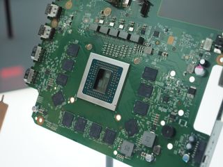 The Scorpio engine that powers the Xbox One X.