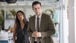 Death in Paradise season 11 Florence with Neville