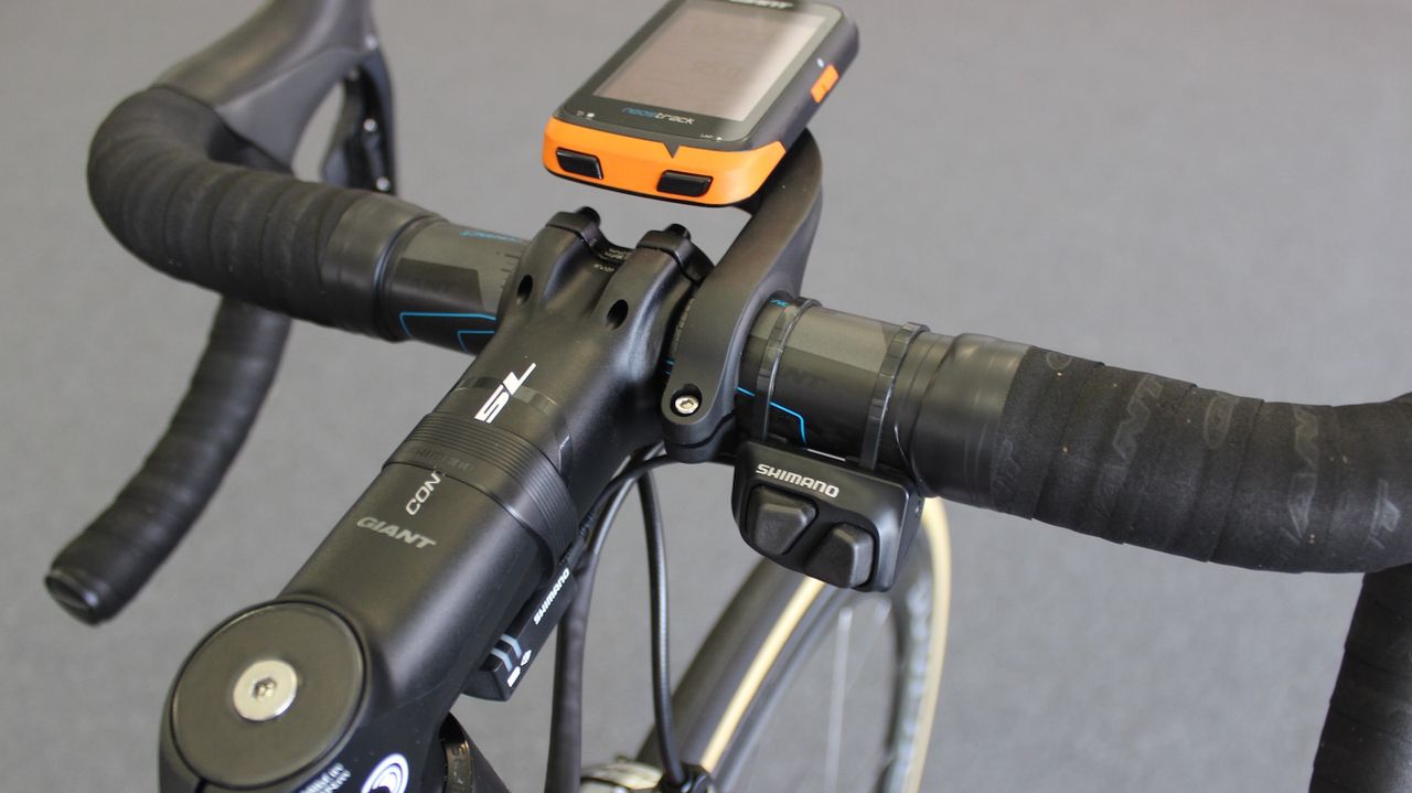 Shifters on the handlebar tops assist shifting whilst climbing