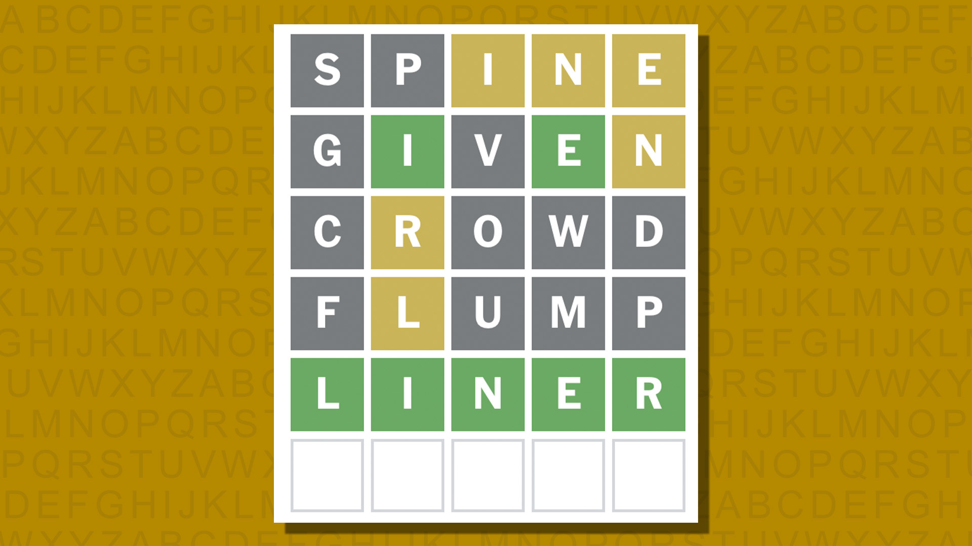 Ответ в формате Word для игры 934 на желтом фоне