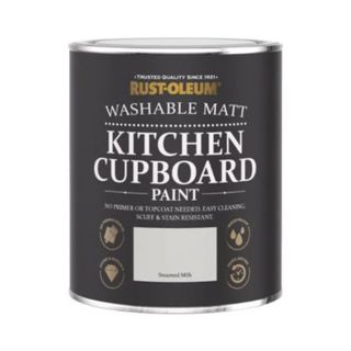 cupboard paint with paint can