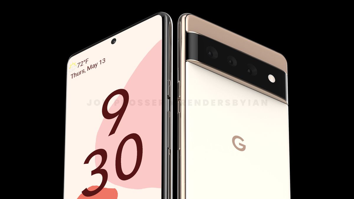 Renders of alleged Pixel 6 and Pixel 6 Pro design