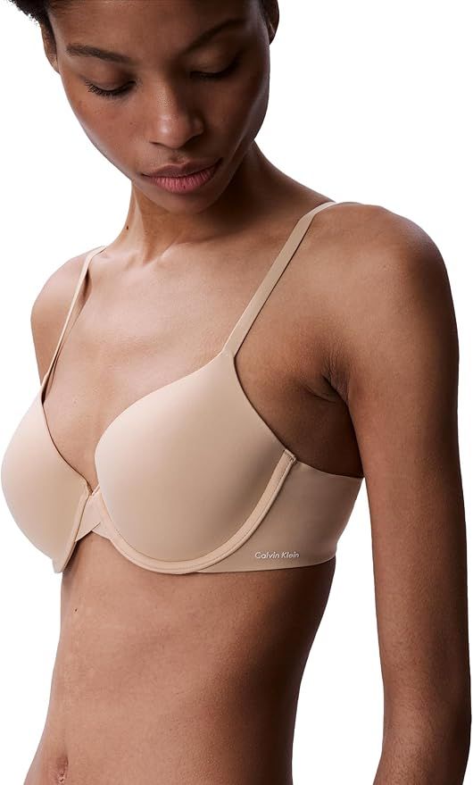 Calvin Klein, Calvin Klein Perfectly Fit Lightly Lined T-Shirt Bra With Memory Touch, Bare, 34ddd