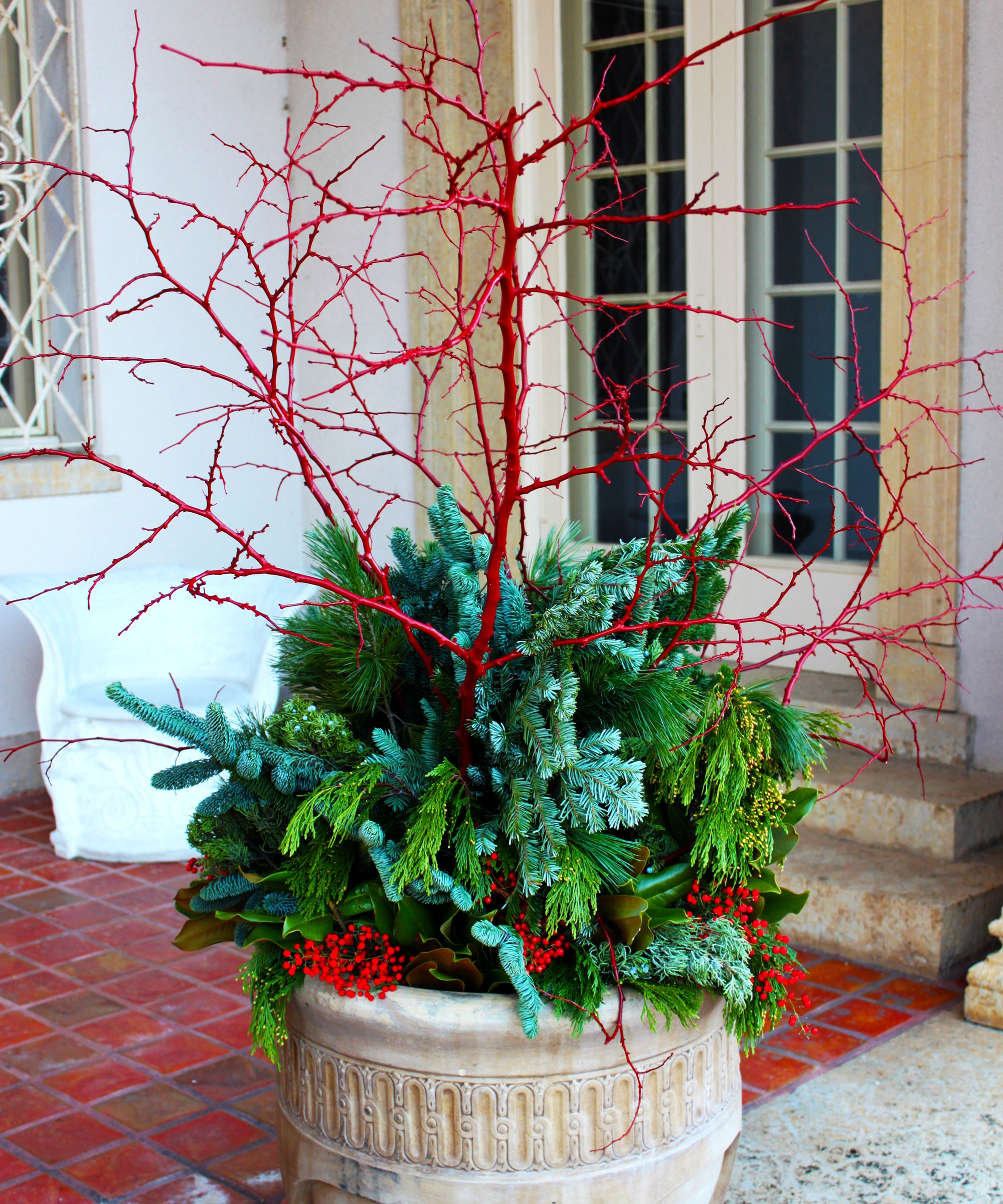twiggy Christmas thriller filler spiller container