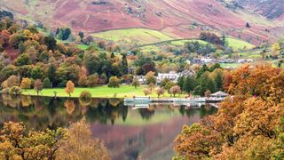 Lake District landscape in autumn